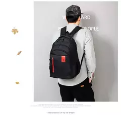 Mochila Oxford Business impermeável para homens e mulheres, bolsa para computador, mochila de viagem casual, mochila escolar luminosa, nova na internet