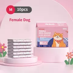 Fralda para cachorro feminino, super absorção, calças fisiológicas menstruais para animais de estimação, fraldas à prova de vazamento, respirável, filhote de cachorro, suprimentos curtos para cães - Wolf Magazine