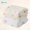 Toalha de banho do bebê menino menina 100% algodão toalha de bebê cobertor para o bebê recém-nascido roupão 6 camadas gaze toalha infantil swaddle