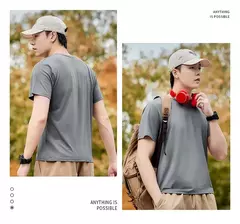 Camiseta esportiva de secagem rápida masculina, blusa de mangas curtas, casual preta e verde, camiseta de ginástica, roupas de verão, tamanho grande 6XL 7XL, 2024 na internet