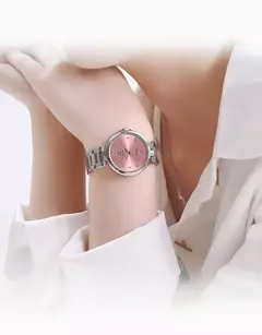 Naviforce relógio de pulso feminino, pulseira de aço inoxidável, impermeável, quartzo, romântico, marca superior, 2023 - comprar online