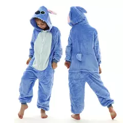 Children Stitch Pijama de flanela, Unicórnio Kigurumi Onesies, Blanket Sleepers, Kigurumi, Crianças, Meninos, Meninas, Bebê, Inverno
