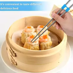 Durável Dobradiça Conector Chopsticks, Pequeno, Fácil Uso, Chopstick Trainer, Portátil, Reutilizável, Ajudante, Japonês, Assistente de Treinamento, 8 Pcs, 10Pcs - comprar online