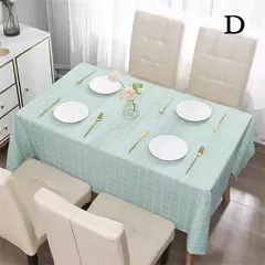 Toalha de mesa xadrez impermeável, mesa à prova de óleo, toalha de mesa moderna nórdica, decoração de móveis, festa em casa, Ins - comprar online