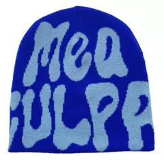 Imagem do Homens e mulheres de malha Jacquard chapéus, equitação ao ar livre, Europa e os Estados Unidos moda, quente, Y2K