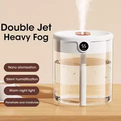 Niye-2L Umidificador de ar duplo, exibição de umidade, grande capacidade, aroma, difusor de óleo essencial para quarto, venda quente na internet
