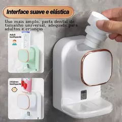 3 Mode Smart Toothpaste Dispenser Sensor Automático Electric Wall Mounted Tooth Paste Squeezer Carga USB Removível lavável Banheiro Acessórios