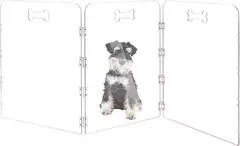 Cercadinho acrílico para cães, cercadinho transparente dobrável para casa, portão interno com alças, cerca independente para portas, caneta para cães - Wolf Magazine