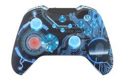 Imagem do Controlador para xbox one/série s/x/pc console controladores sem fio dupla vibração efeito hall 6 eixos giroscópio func com gamepad rgb