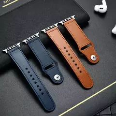 Pulseira de couro para Apple Watch Band, Sport Loop Bracelet, Ultra 2, 49mm, 44mm, 40mm, 38mm, 42mm, iWatch Series 9, 8, 7, 3, 4, 5, 6, SE, 41 milímetros, 45 milímetros na internet