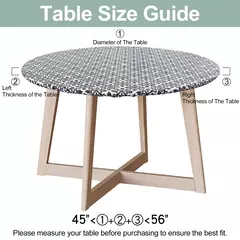 Olanly Retângulo Toalha De Mesa De Vinil, Elástica Cabido Toalha De Mesa, Capas De Plástico Impermeável, Dobre Mesas, Piquenique, Camping, Ao Ar Livre