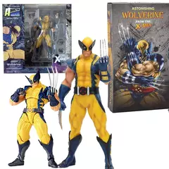 Revoltech YAMAGUCHI Wolverine Action Figure Wolverine Logan Brinquedos X-Men Modelo Brinquedo Articulação Boneca Móvel Decoração Presente de Aniversário Para Crianças