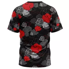 Camiseta japonesa de Cosplay Anime masculina, roupa masculina, Tops, preto, Aloha Akatsuki, Naruto, nova moda, verão, 2024 - comprar online