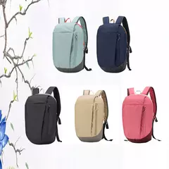 Mini Mochila de Viagem para Senhoras e Homens, Ultra Leve, Tudo Combine, Pequena Bolsa de Esportes, Lazer, Simples, Pequena, 1Pc
