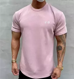 Camiseta de manga curta musculação masculina, Ginásio Camiseta, Algodão Fitness, Tees de treinamento, T-shirt do músculo, Roupa masculina, Moda verão, 2022