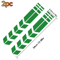 Imagem do Adesivo universal para motocicleta com setas, pasta flash, à prova d'água, resistente a óleo, adesivo reflexivo, fita para motocicleta, adesivo