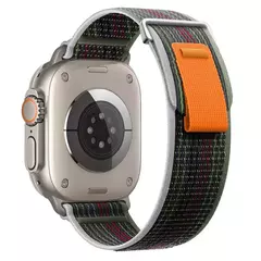 Imagem do Pulseira de Nylon para Apple Watch, Pulseira Respirável, Ultra 2, 49mm, Série 9, 8, 7, 45mm, 41mm, Esportes para iWatch 6, 5, 4, 3, SE, 44 milímetros, 40 milímetros, 42 milímetros
