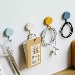 10 pçs auto adesivo gancho de parede forte sem perfuração saco casaco porta do banheiro toalha gancho ganchos casa acessórios armazenamento - Wolf Magazine