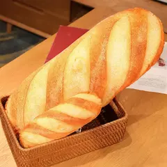 Travesseiro De Pelúcia De Pão Francês, Imagens De Impressão Recheada, Plushie De Comida, Decoração De Prop Do Partido, Presente Do Homem Do Companheiro De Dormir - loja online