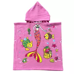 Manto com capuz para crianças, toalha de banho do bebê, roupão, toalha de praia, robes infantis, acessórios do bebê - comprar online