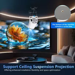 Magcubic-projetor hy300 pro, 4k, android 11, wi-fi duplo 6, 260ansi, allwinner h713, bt5.0, 1080p, 1280x720p, cinema em casa, ao ar livre na internet
