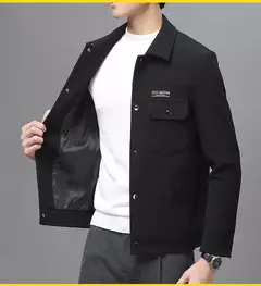 Casaco de veludo masculino único-breasted duplo bolso lapela multi-cores senhores casual juventude moda luxo workwear casaco - Wolf Magazine