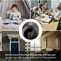 A9 mini câmera 1080p câmera ip de segurança em casa inteligente noite magnética sem fio mini filmadora câmeras de vigilância wifi câmeras ip - comprar online