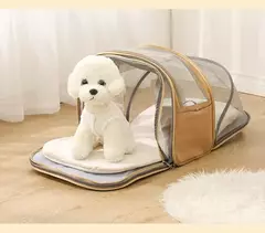 Bolsa multifuncional para animais de estimação, gatos e cães, confortável, respirável, bolsa de ombro para transportar animais de estimação, mochila para cachorro, bolsa de peso <4kg - loja online