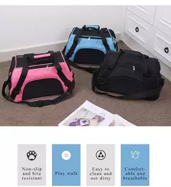 Sacos de gato portátil saco de transporte do cão malha respirável sacos de transporte para cães pequenos dobrável gatos bolsa de viagem saco de transporte para animais de estimação - loja online
