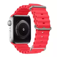 Pulseira esportiva de silicone para Apple Watch, pulseira para iWatch Series 9, 7, 8, 4, 5, 6, SE 2, 49mm, 45mm, 44mm, 42mm, 38 milímetros, 40 milímetros, 41 milímetros, ultra - loja online