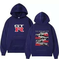 Hoodie inicial dos homens D GTR Skyline R34, Hoodie gráfico, Pullovers de moletons, Roupas Masculinas, Essencial para Outono, Novo, Y2k - comprar online
