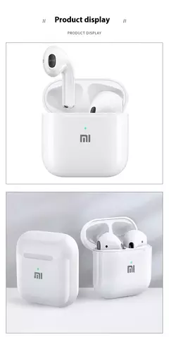 Xiaomi fones de ouvido sem fio bluetooth design elegante qualidade de som superior bateria de longa duração ajuste confortável para ouvir durante todo o dia - comprar online