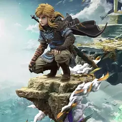 Em estoque 38cm a lenda de zelda figuras de jogo link estatueta gk estátua pvc colecionável modelo personalizado ornamento de mesa brinquedos presentes
