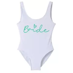 Fato de banho feminino com estampa dourada, squad, festa de solteira, moda praia verão, 1 pc, S a 3XL - comprar online