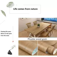 Impermeável papel de parede autoadesivo, PVC parede em rolos, armários móveis, vinil filme decorativo, grão de madeira adesivos, Home Decor - loja online