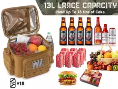 Heavy Duty Tactical Lunch Box para Homens, À Prova de Vazamentos, Isolado, Durável, Saco Térmico, Refeição, Camping, Piquenique, Trabalho - comprar online