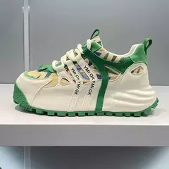 Primavera outono novos tênis masculinos de luxo alto fundo grosso juventude sapatos casuais confortáveis duráveis respirável tênis de corrida esportes - comprar online