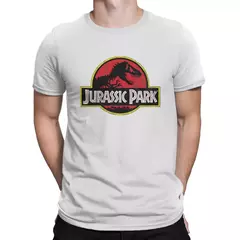 Tyrannosaurus Rex camiseta para homens, Jurassic Park O-Neck Tops, tecido camiseta, qualidade superior, ideia do presente, Tops na internet