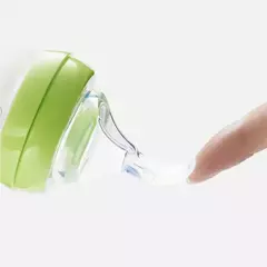 Baby's BPA Free Toddlers Training Feeding Colher de silicone macio ponta forma alimentador de mamadeira Gadgets de bebê Utensílios de bebê - loja online