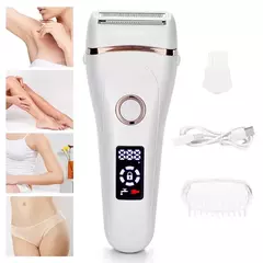 Depilador elétrico indolor para mulheres, USB recarregável, portátil, USB, depilação, máquinas de barbear femininas, aparador de pêlos feminino, barba