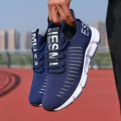 Tênis leves casuais para homens, sapatos esportivos respiráveis, tênis de corrida ao ar livre, tênis de corrida - Wolf Magazine