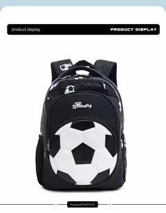 Mochila De Futebol Anime para Crianças, Sacos escolares de viagem para adolescente, Mochila para menino na internet