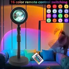 LED USB Sunset Lamp, Nightlights, Projetor, Birthday Party, Mood Lights, Quarto, Sala de estar, Fotografia de parede - Wolf Magazine