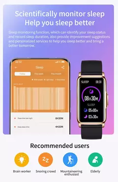LIGE Smart Watch Mulheres Full Touch Screen Chamada Bluetooth IP67 À Prova D' Água Esportes Fitness Tracker Smartwatch Mulheres - Wolf Magazine