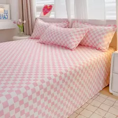 Lençóis de cama macios de alta qualidade, lençóis queen size, top de impressão, gêmeo, rainha, rei, lençóis planos, colcha - comprar online