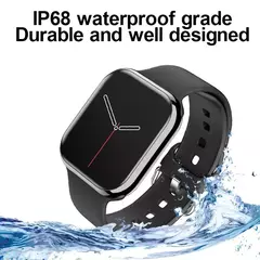 Impermeável Amoled Screen Smart Watch para homens e mulheres, BT Call, NFC, Frequência Cardíaca, Esportes, Fitness, Carregamento sem fio, IWO, Novo, 9, 450mAh - Wolf Magazine