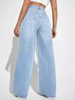 Calças jeans largas soltas para mulheres, cintura alta, jeans que combina com tudo, calças de emagrecimento, moda europeia e americana, roupa nova, 2022 na internet