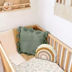 Capas de colchão de algodão, lençóis recém-nascidos, lençóis de bebê, colcha, cor sólida, 130 cm, 70cm, 2024 - loja online