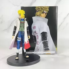 20cm bandai naruto anime figura shippuden uchiha sasuke hatake kakashi namikaze minato figura de ação coleção modelo brinquedos presentes - comprar online