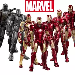 ZD Brinquedos Homem de Ferro Série Filme Action Figure, Movable Joint, Mark Dolls, MK1, MK2, MK3, MK4, MK5, MK6, MK7, MK42, MK43, MK50, 7 em